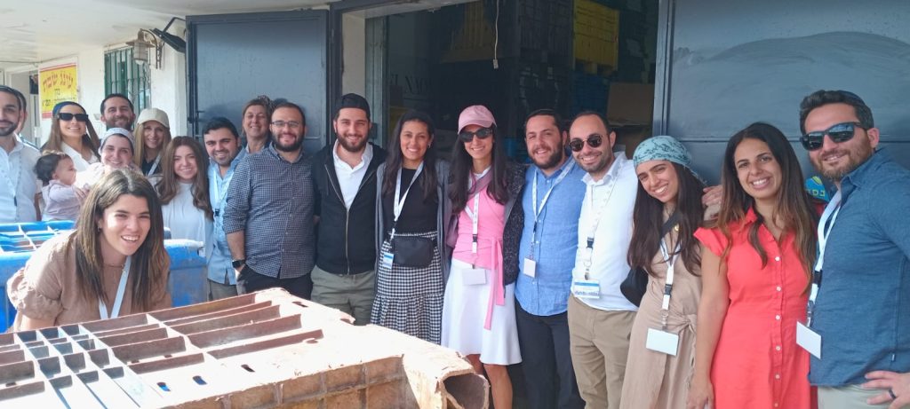 התנדבות בירושלים- קבוצה מאמריקה בסניף חסדי נעמי ירושלים