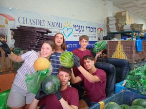 אבטיח טרי לחלוקה בחסדי נעמי ירושלים